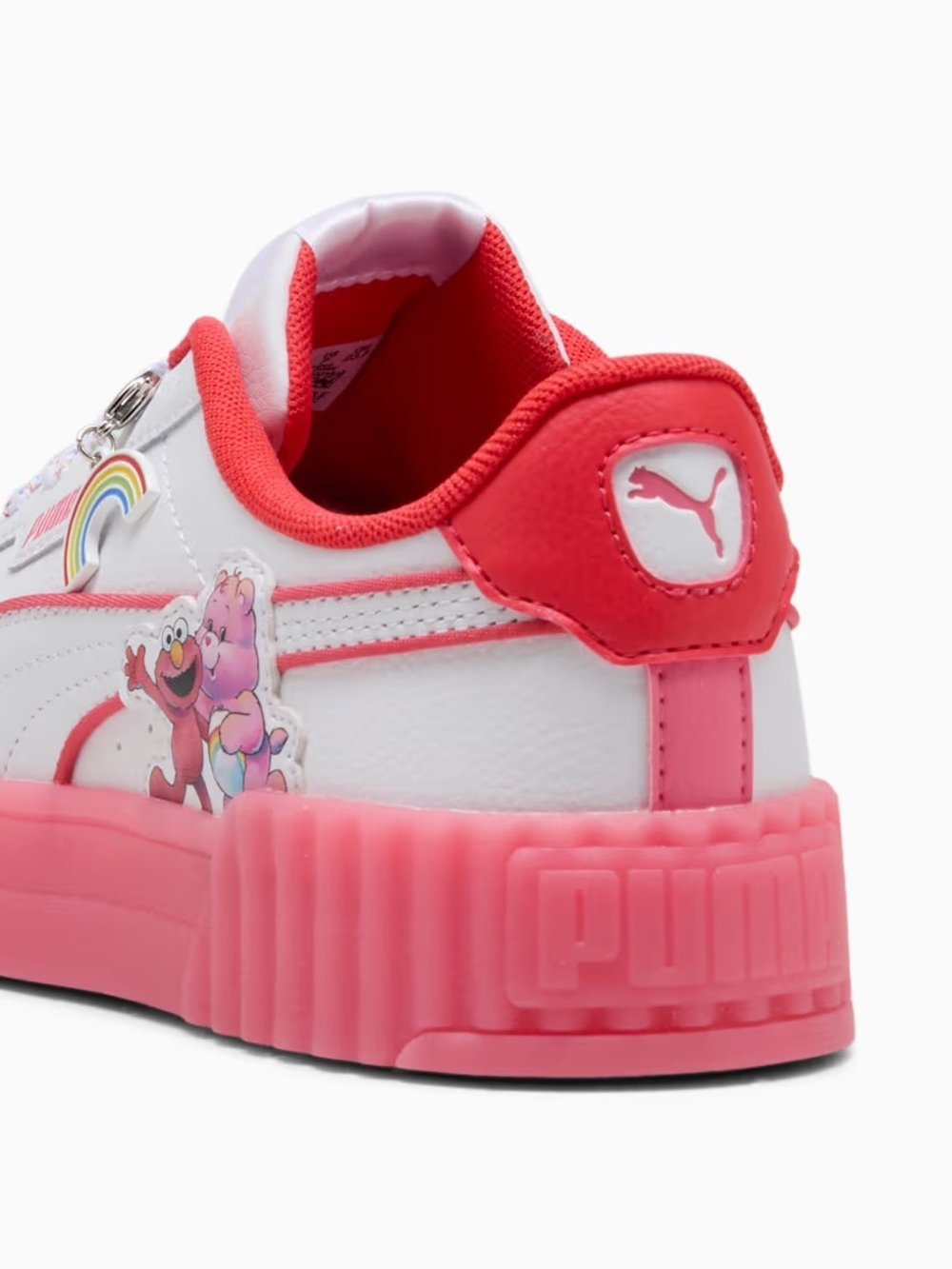 Puma Women's White & Pink Sesame Street Platform Sneaker Size 6.5